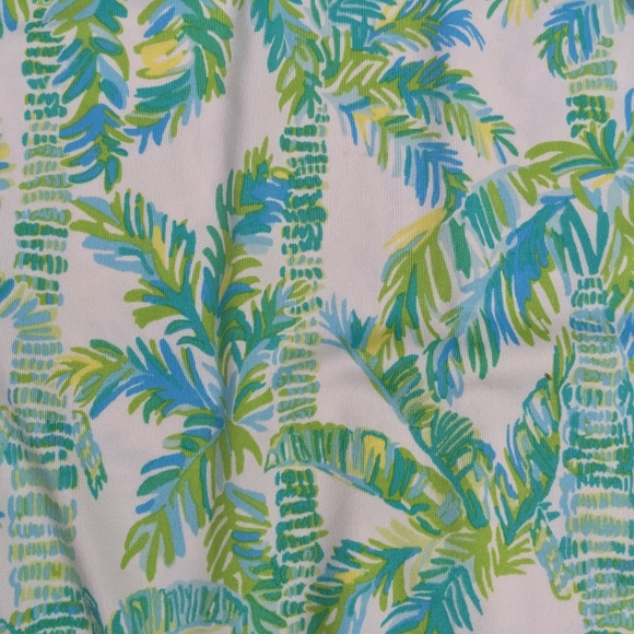 EUC! Lilly Pulitzer Bowen Top Fresh Citrus Keep Palm Engineered Size S - Picture 4 of 14